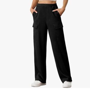 Cargo Sweatpants Wide Leg
